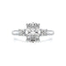 Diamond Engagement Ring- Oval Trilogy