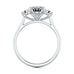 Diamond Engagement Ring- Oval Trilogy