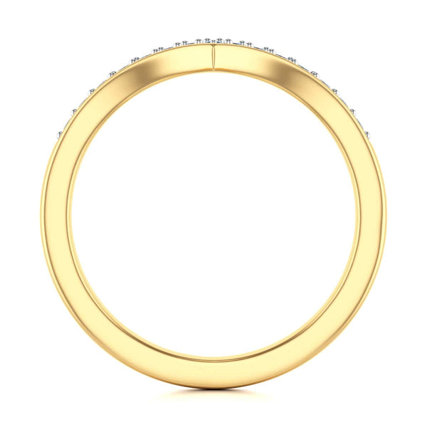 Blue Sapphire Wishbone Ring