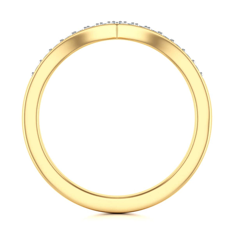 Blue Sapphire Wishbone Ring