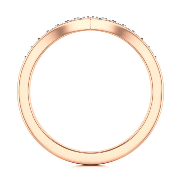 Blue Sapphire Wishbone Ring