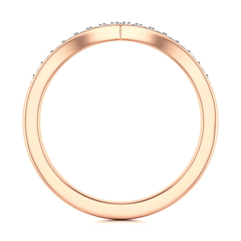 Blue Sapphire Wishbone Ring