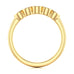 Diamond Rubover Ruby Half Eternity Ring in 18ct Gold and Platinum