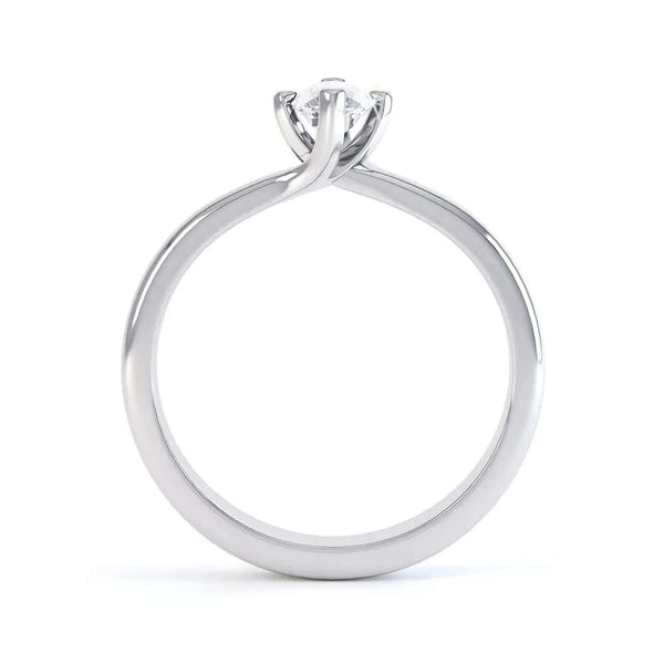 Marquise Cut Centre Stone, V claw, Diamond Engagement Ring with split shoulders