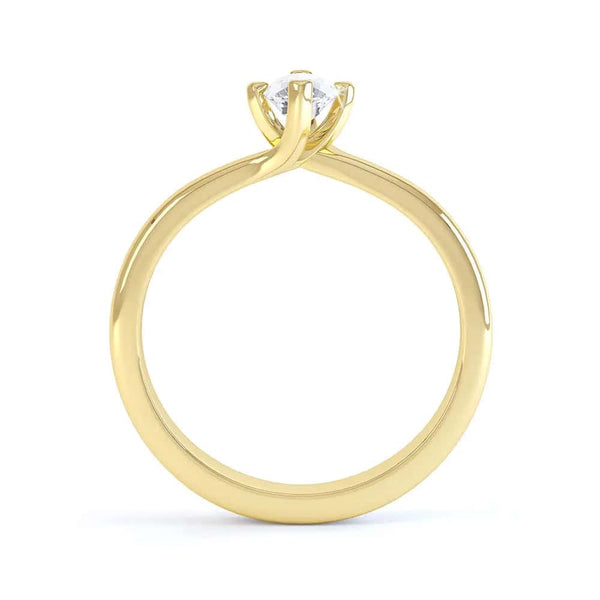 Marquise Cut Centre Stone, V claw, Diamond Engagement Ring with split shoulders