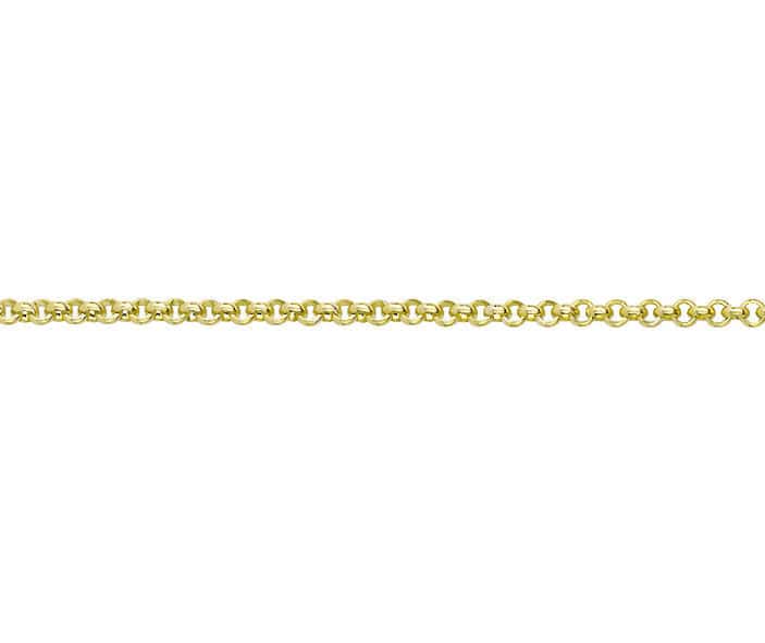 9ct Yellow Gold Round Belcher Chain (5.1mm)