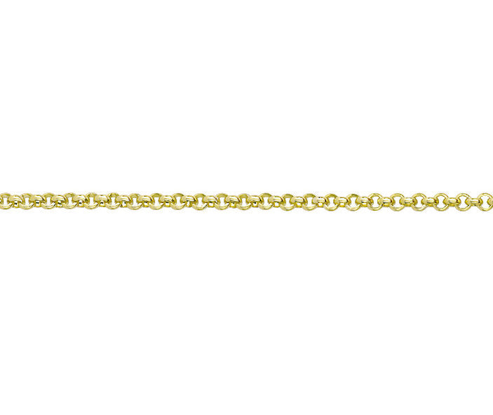 9ct Yellow Gold Round Belcher Chain (2.3mm)