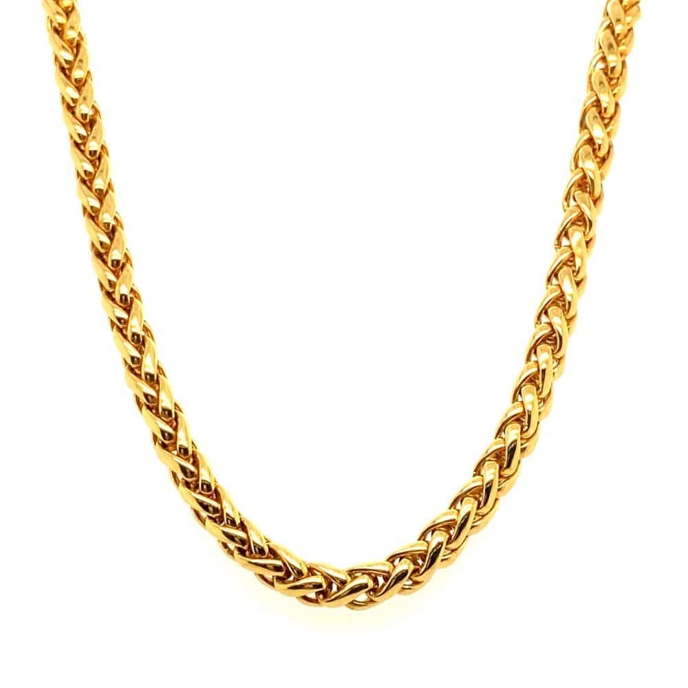 9ct Yellow Gold Spiga Chain (2.5mm)