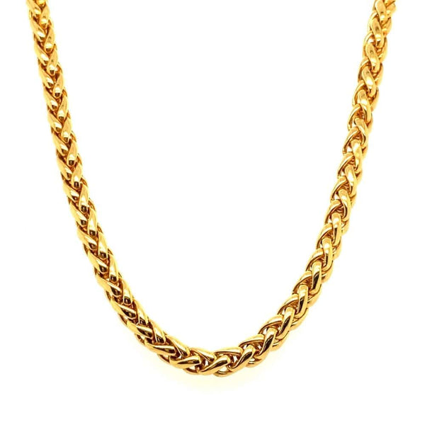 9ct Yellow Gold Spiga Chain (2.5mm)
